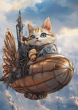 Steampunk Cat Adventures