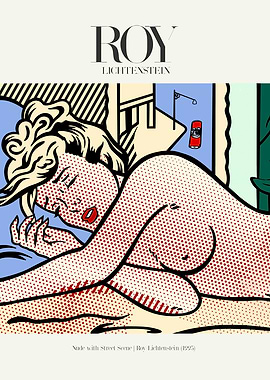 Nude with Street Scene | Poster