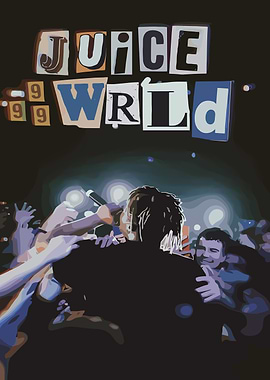 Juice Wrld Concert Poster