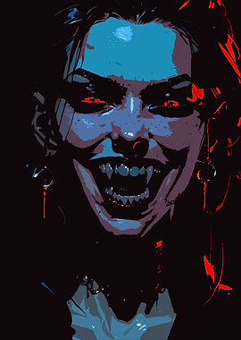 Vampire Woman Portrait