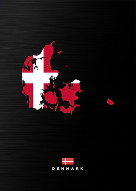 Denmark Map Outline