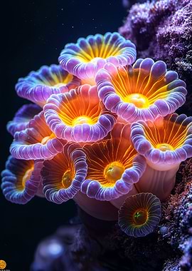 Vibrant Coral Reef Blooms