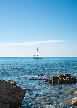 Sailboat on Calm Sea
