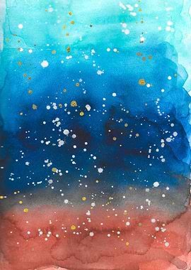 Watercolor abstract background