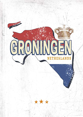 Groningen Netherlands Map