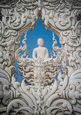 White Temple Buddha