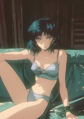 Anime Girl in Lingerie