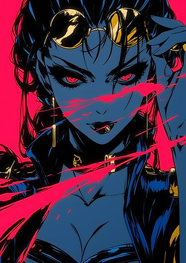 Anime Girl with Sunglasses