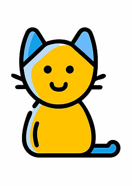 Cute Cartoon Cat