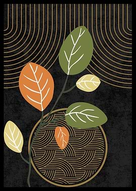 Minimalist Leaf Art