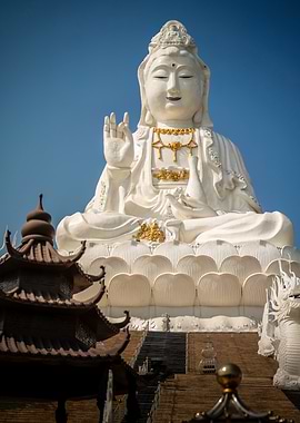 White Buddha Statue
