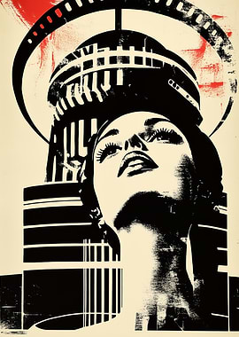 Woman Gazing Upwards