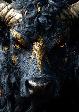 Golden Bull Animal