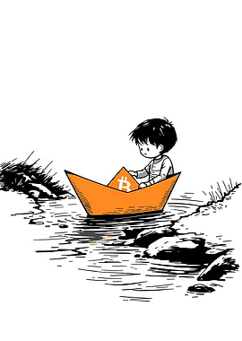 Bitcoin Paper Boat