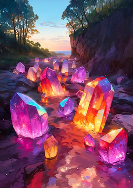 Glowing Crystal River