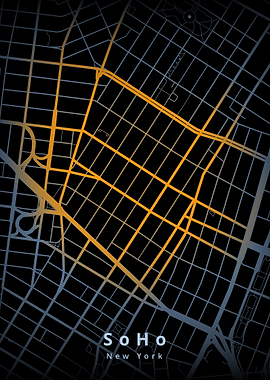 SOHO New York City Map