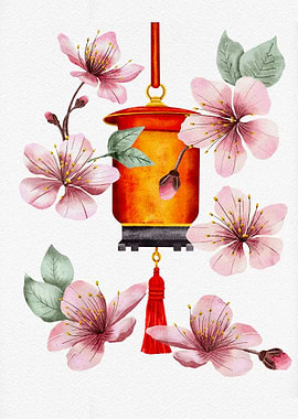 Cherry Blossom Lantern