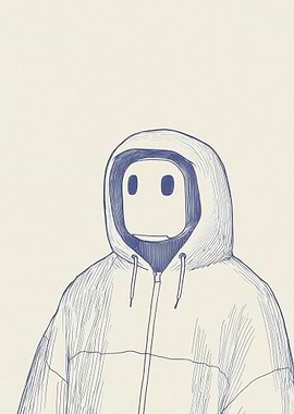 Hooded Figure Illustration