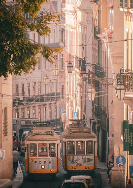 Lisbon Tramway Scene