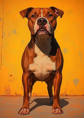Staffordshire Bull Terrier Portrait