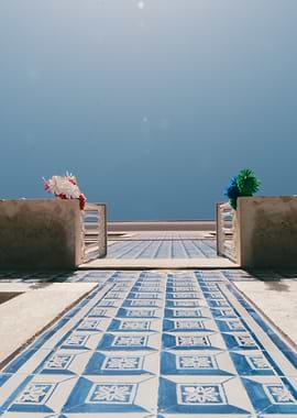 Blue and White Lisbon facade