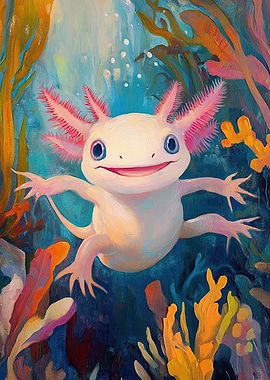 Smiling Axolotl