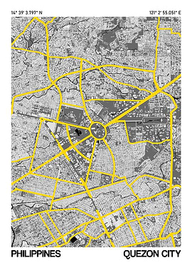 Quezon City City Street Map