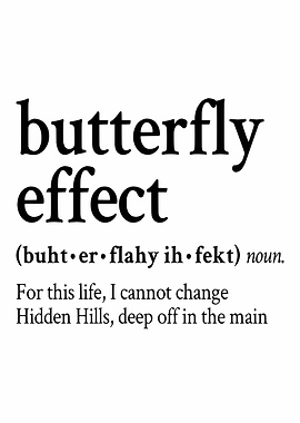 Butterfly Effect Quote