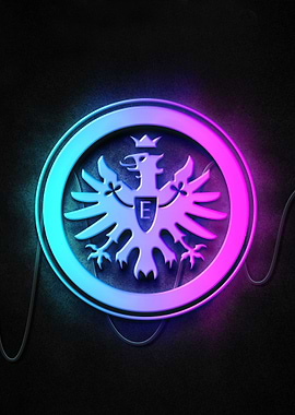 eintracht frankfurt Neon Logo