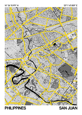 San Juan City Street Map