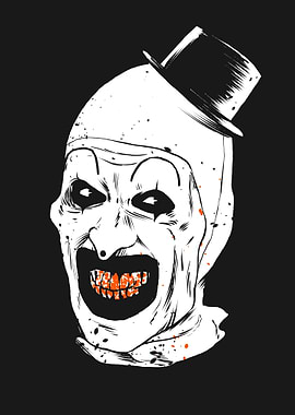 Creepy Clown Illustration