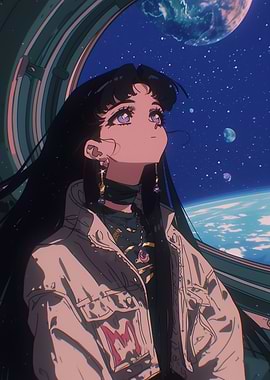 Anime Girl in Space