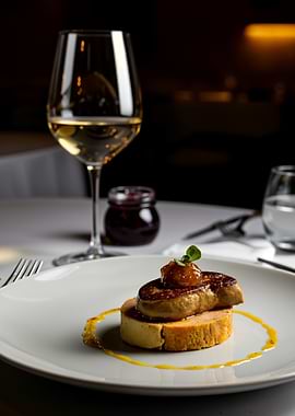 Foie Gras with Sauce
