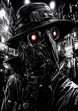 Cyberpunk Plague Doctor