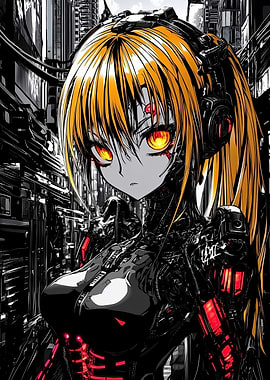 Cyberpunk Anime Girl