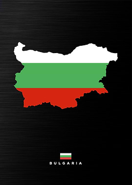 Bulgaria Map Outline