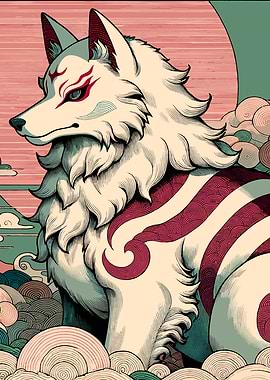 Anime Japanese Kitsune Spirit