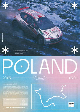 Y2K Gradient Rally Poster