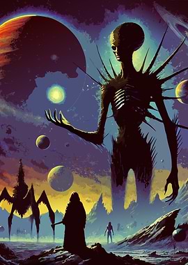 Sci-Fi Alien Encounter