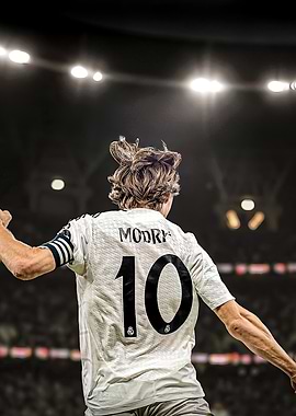 Luka Modrić Soccer Player Celebration