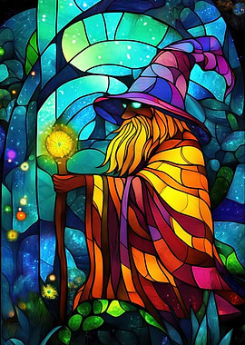 Stained Glass Wizard