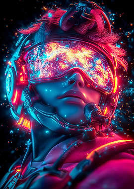 Cyberpunk Astronaut