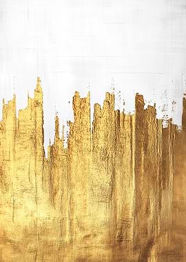 Gold Abstract Art