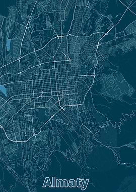 Almaty City Map