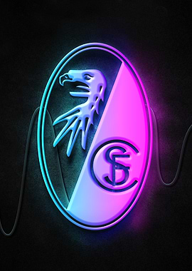 freiburg Logo Neon