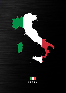 Italy Map Outline