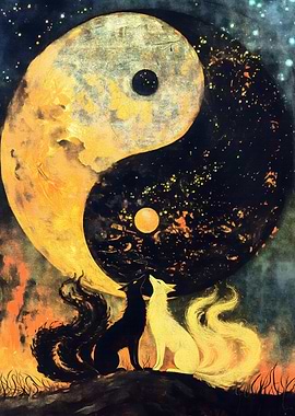 Yin Yang Foxes