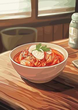 Kimchi Noodle Bowl