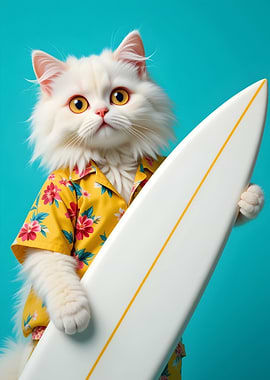 Cat Surfer