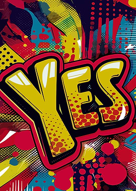 Yes! Pop Art Graphic